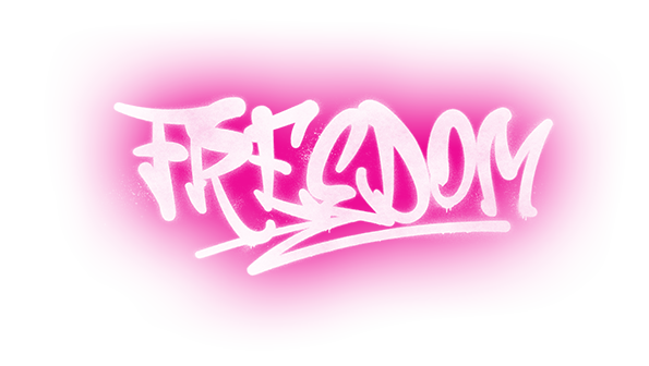 Grafiti neón decorativo - Arte urbano AVIDA Market